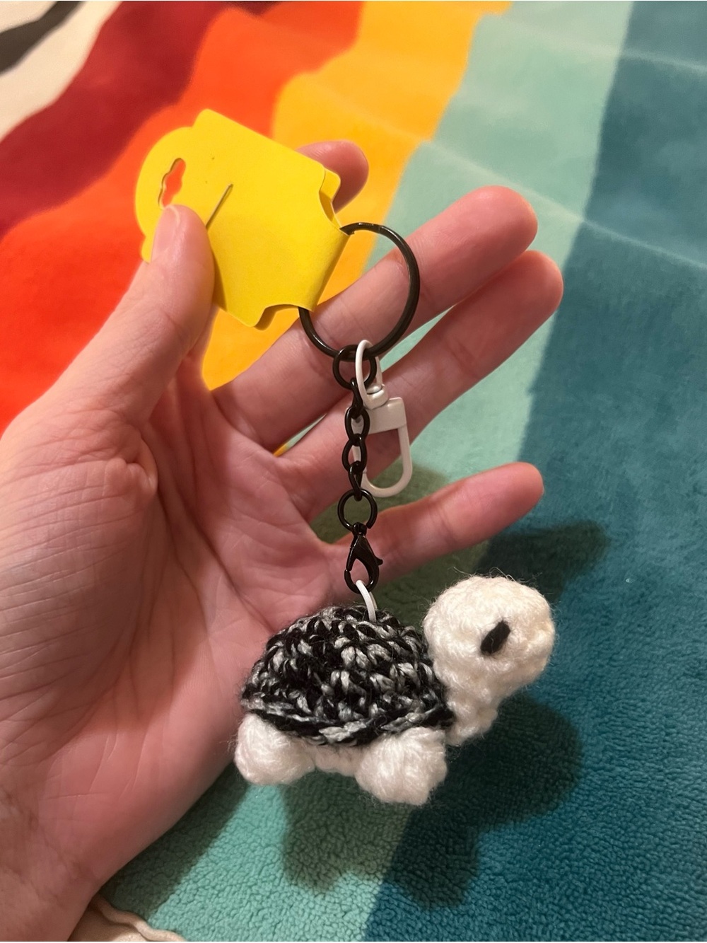 Crocheted Turtle Keychain 🐢 - Picture 6 of 7